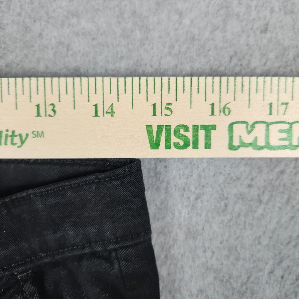 The Children's Place Pants Kids 16 Black Cotton Stretch Twill Uniform Classic